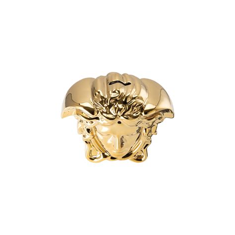 Rosenthal Versace Spardose Break the bank Gold, Porzellan, .